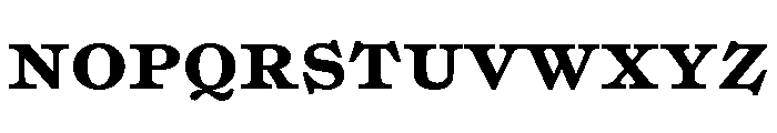 Syncro Bold Font UPPERCASE