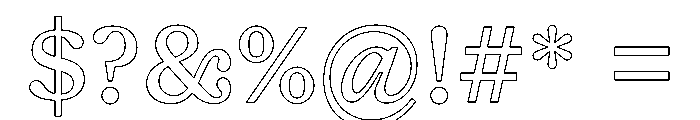 Syncro Book 899def9f Font OTHER CHARS