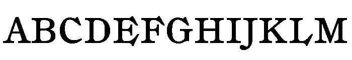 Syncro Book Font UPPERCASE