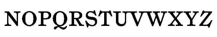 Syncro Book Font UPPERCASE