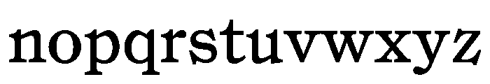 Syncro Book Font LOWERCASE