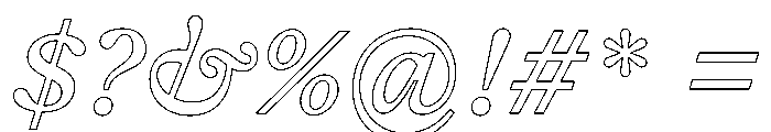 Syncro Italic E354a764 Font OTHER CHARS