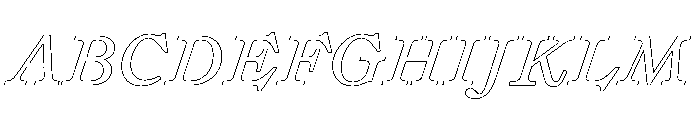 Syncro Italic E354a764 Font UPPERCASE