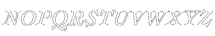 Syncro Italic E354a764 Font UPPERCASE