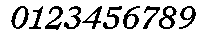 Syncro Italic Font OTHER CHARS