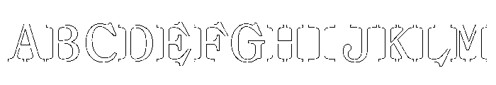 Syncro Mono 290f6703 Font UPPERCASE