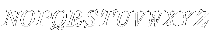 Syncro MonoItalic 39855c26 Font UPPERCASE