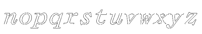 Syncro MonoItalic 39855c26 Font LOWERCASE