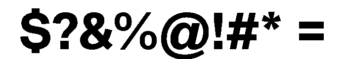SyndicatGrotesk Bold Font OTHER CHARS