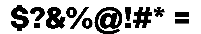 SyndicatGrotesk ExtraBold Font OTHER CHARS