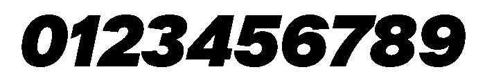 SyndicatGrotesk HeavyItalic Font OTHER CHARS