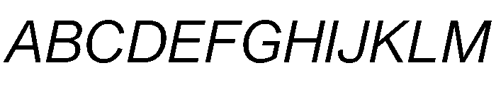SyndicatGrotesk I80 Font UPPERCASE