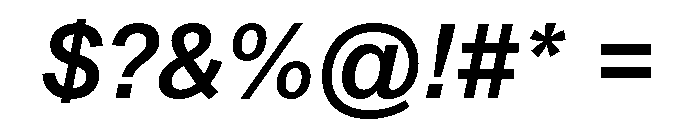 SyndicatGrotesk MediumItalic Font OTHER CHARS
