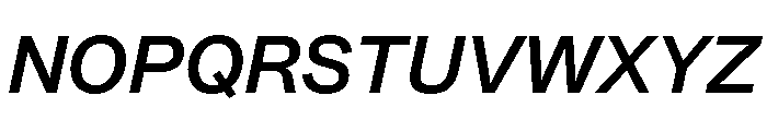 SyndicatGrotesk MediumItalic Font UPPERCASE