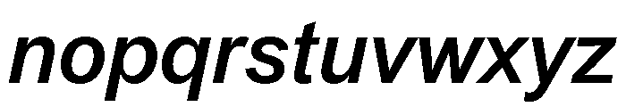 SyndicatGrotesk MediumItalic Font LOWERCASE