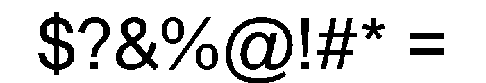 SyndicatGrotesk Regular Font OTHER CHARS