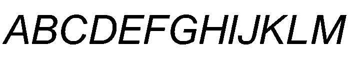 SyndicatGrotesk RegularItalic Font UPPERCASE