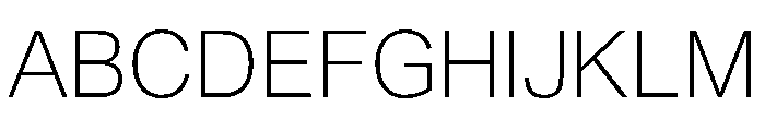 SyndicatGrotesk Thin Font UPPERCASE