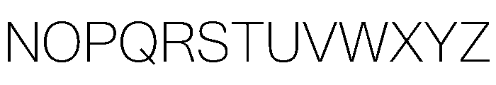 SyndicatGrotesk Thin Font UPPERCASE