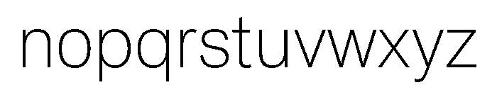 SyndicatGrotesk Thin Font LOWERCASE