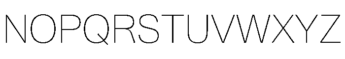 SyndicatGrotesk Ultralight Font UPPERCASE