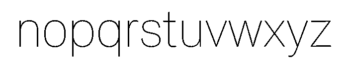 SyndicatGrotesk Ultralight Font LOWERCASE