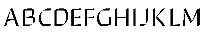 Synthetica Regular Instance Font UPPERCASE