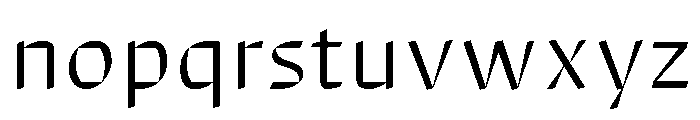 Synthetica Regular Instance Font LOWERCASE