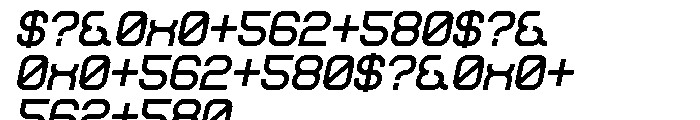 Sylar Black Italic Font OTHER CHARS