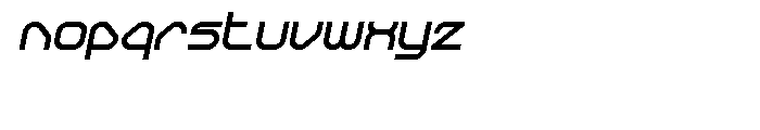 Sylar Black Italic Font LOWERCASE