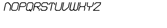 Sylar Bold Italic Font UPPERCASE