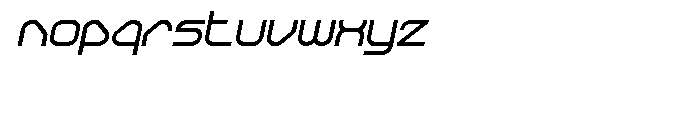 Sylar Extra Bold Italic Font LOWERCASE