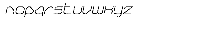 Sylar Regular Italic Font LOWERCASE