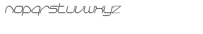 Sylar Thin Italic Font LOWERCASE