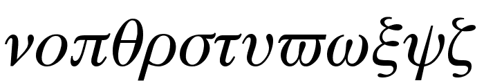 Symbols 7  Normal Font LOWERCASE