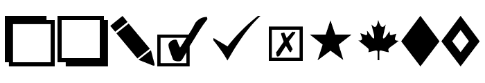 Symbols Normal Font OTHER CHARS