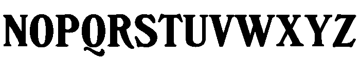Sycamore Bold Font LOWERCASE