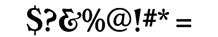 Sycamore Light Font OTHER CHARS