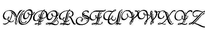 Symphony Regular Font UPPERCASE