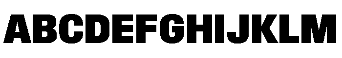 Synergy Black Font UPPERCASE