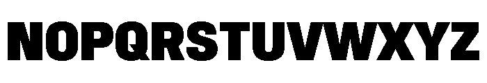 Synergy Black Font UPPERCASE