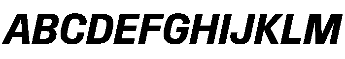 Synergy Bold Italic Font UPPERCASE