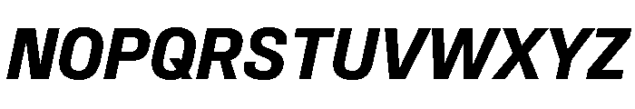 Synergy Bold Italic Font UPPERCASE