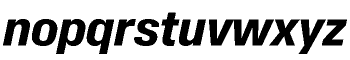 Synergy Bold Italic Font LOWERCASE