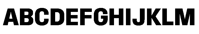 Synergy Extra Bold Font UPPERCASE