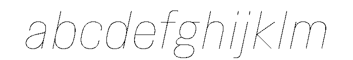 Synergy Hairline Italic FONT