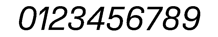 Synergy Italic Font OTHER CHARS
