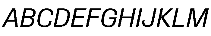 Synergy Italic Font UPPERCASE
