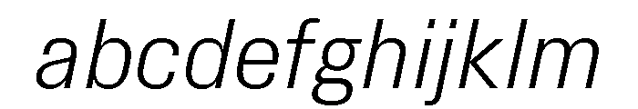 Synergy Light Italic FONT