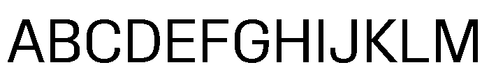 Synergy Regular Font UPPERCASE